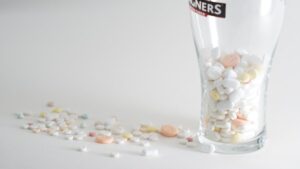 Glass Full Of Pills
